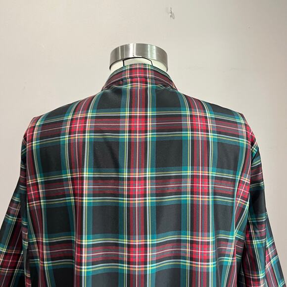 Tuckernuck Tartan Plaid Mini Dress Holiday Party Christmas Winter Shirt Dress XL - Picture 6 of 10